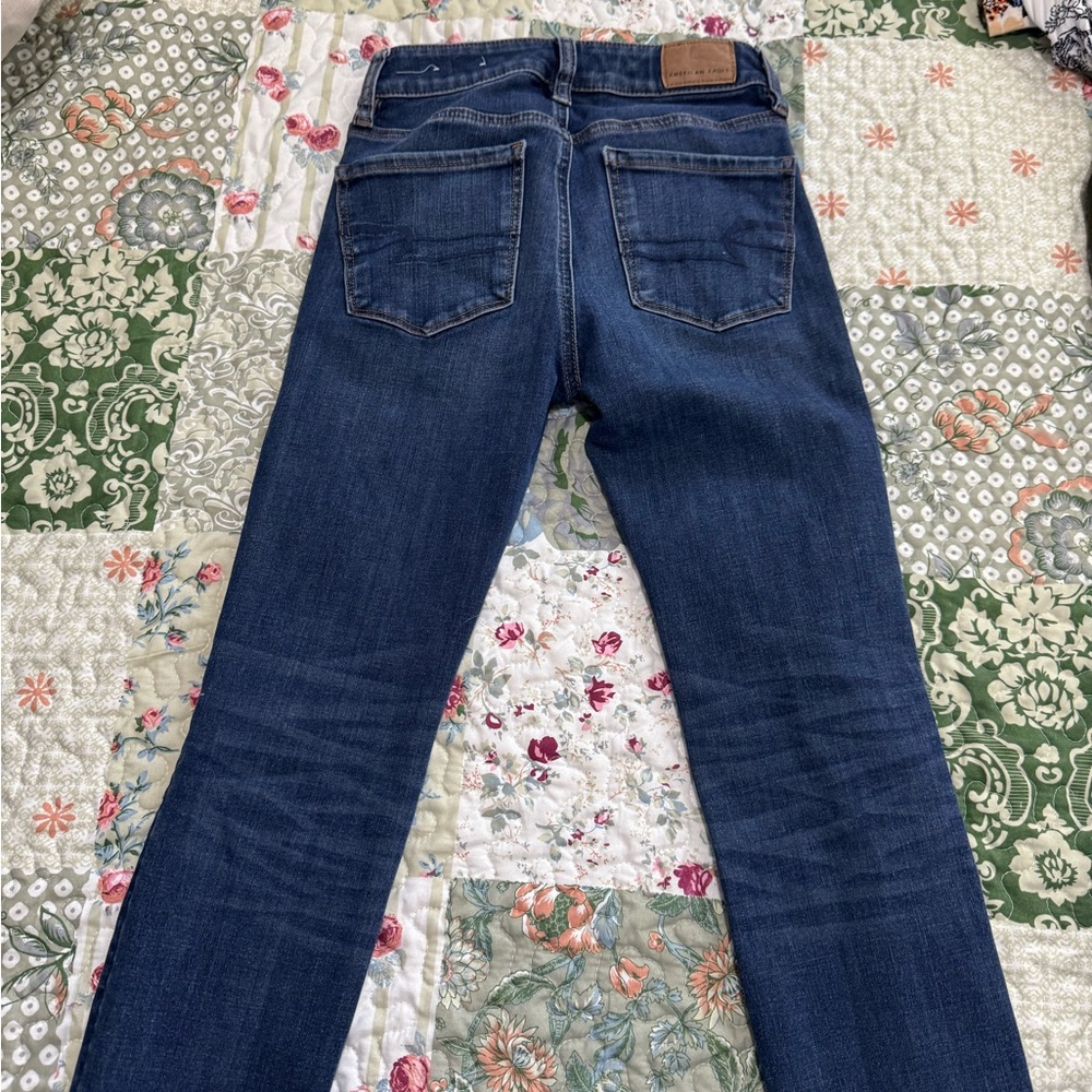 Distressed Blue Jeans - Picture 4 of 4